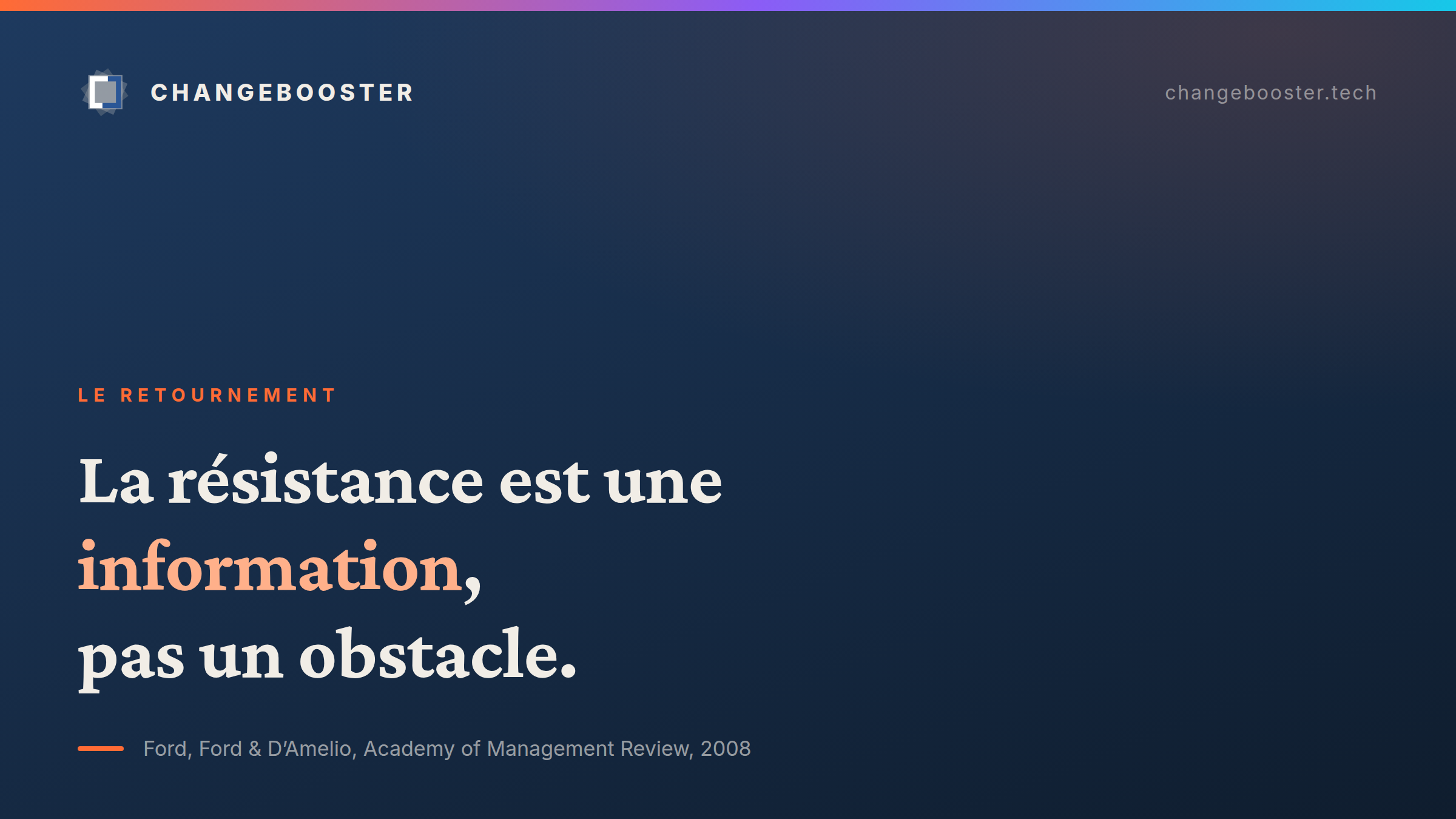 Carte citation : la résistance est une information, pas un obstacle.