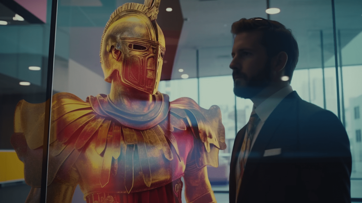 cj71 an gladiator armour and a manager double exposure a large  435790fc 4f56 4f05 8e56 a02aa25955d0